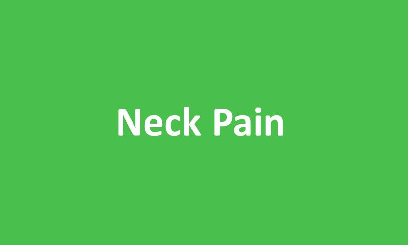 Neck Pain Treatment